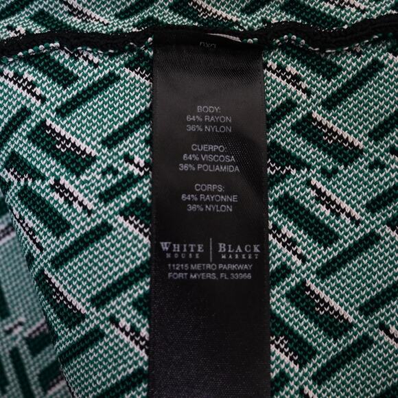 WHBM Womens S Fit & Flare Jacquard Sweater Dress - Picture 11 of 12